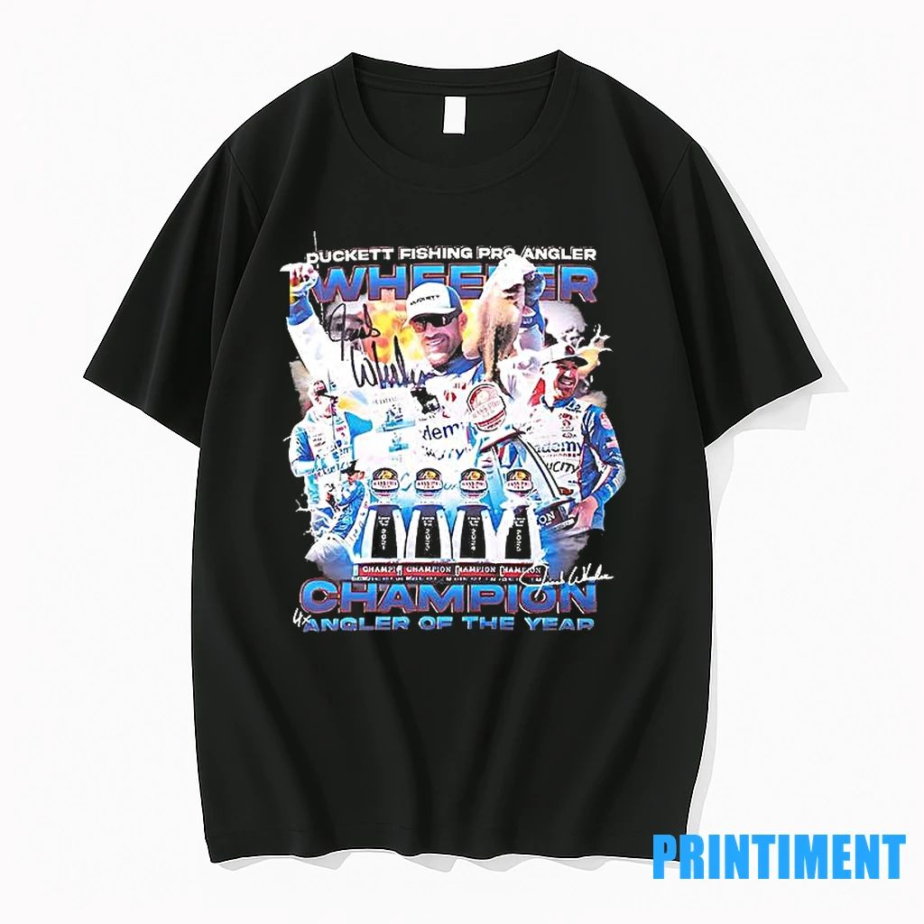 Jacob Wheeler Duckett Fishing Pro Angler Champion Tshirts Sweater