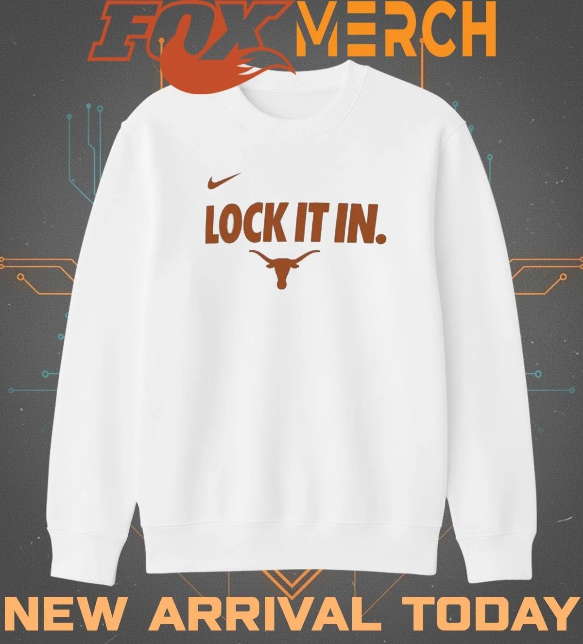 Texas Longhorns Lock It In 2026 On-Court Bench Legend Dri-FIT t-shirt