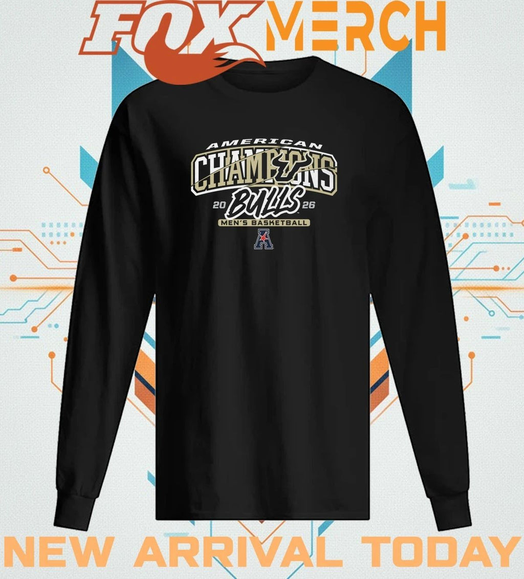 South Florida Bulls Men’s Basketball 2026 American Champions shirt