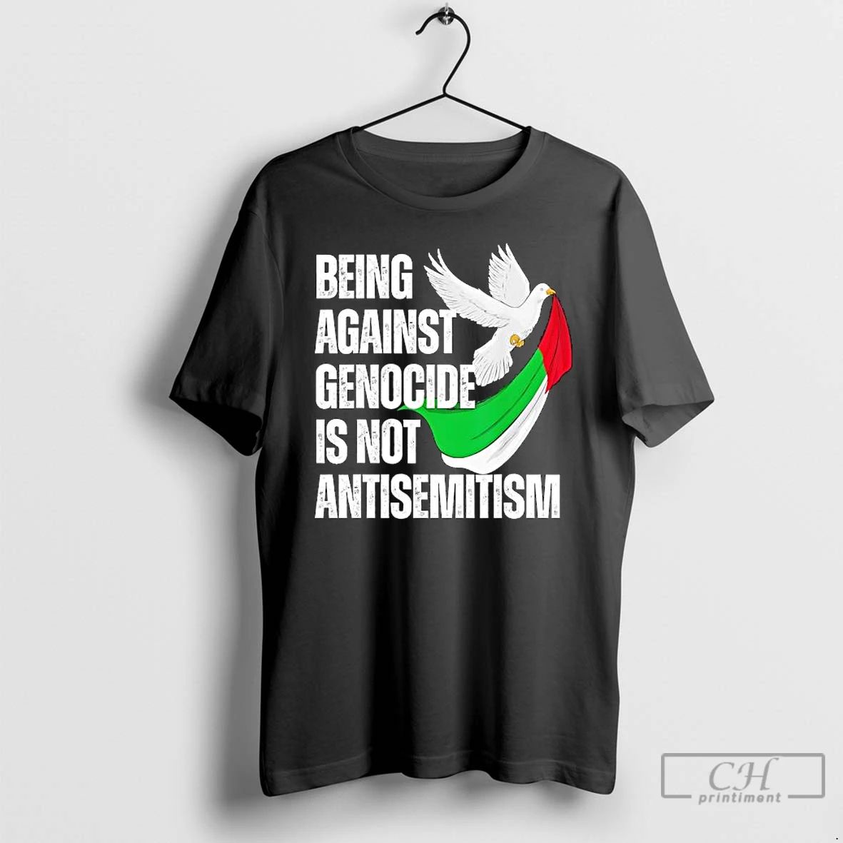 Premium Being Against Genocide Is Not Antisemitism T Shirts