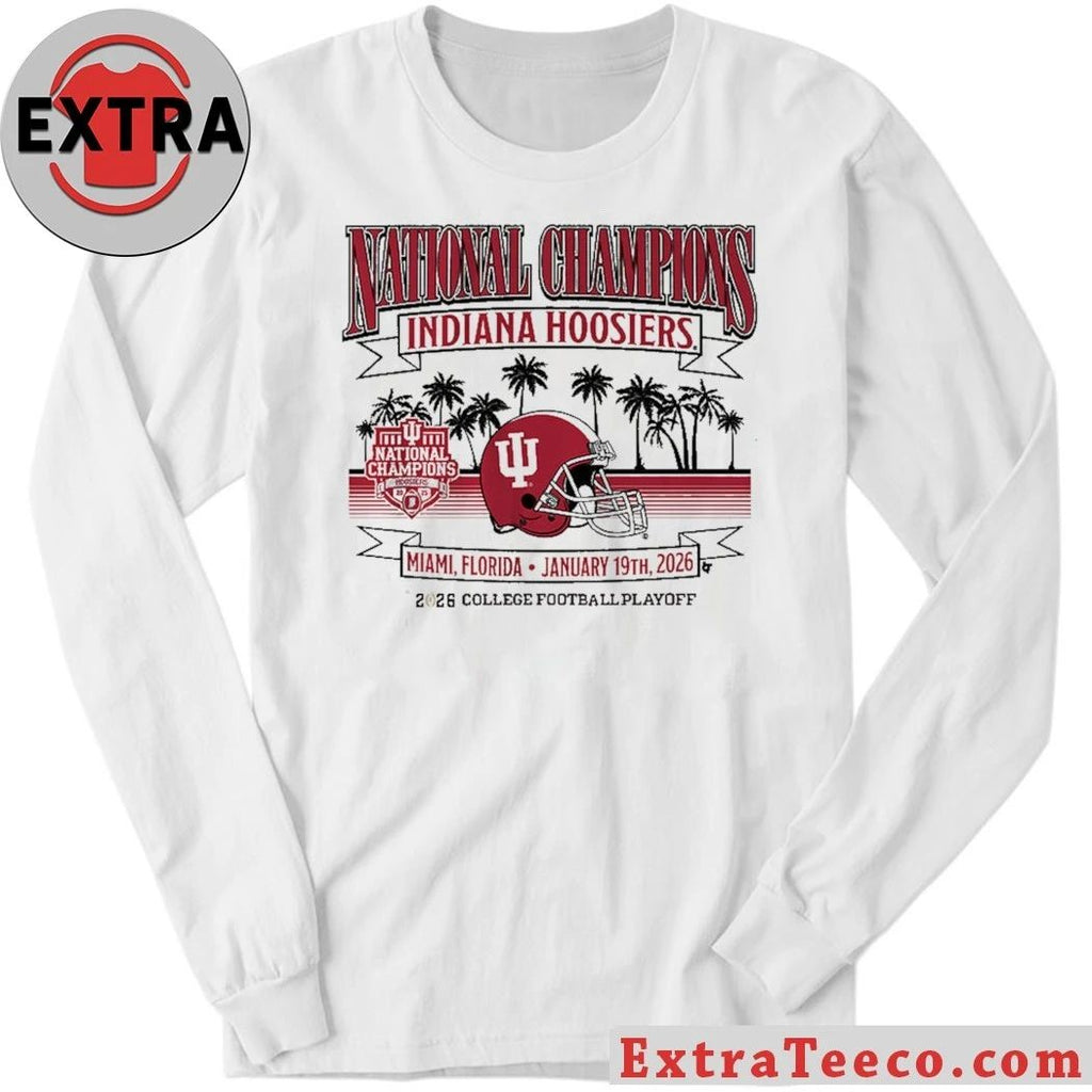 Indiana Football 2025 CFP National Champions Local Helmet Shirt