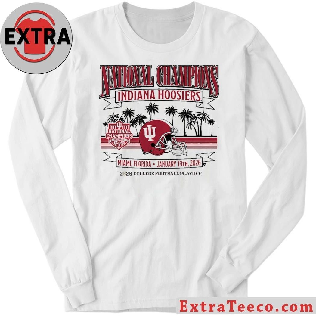 Indiana Football 2025 CFP National Champions Local Helmet Shirt
