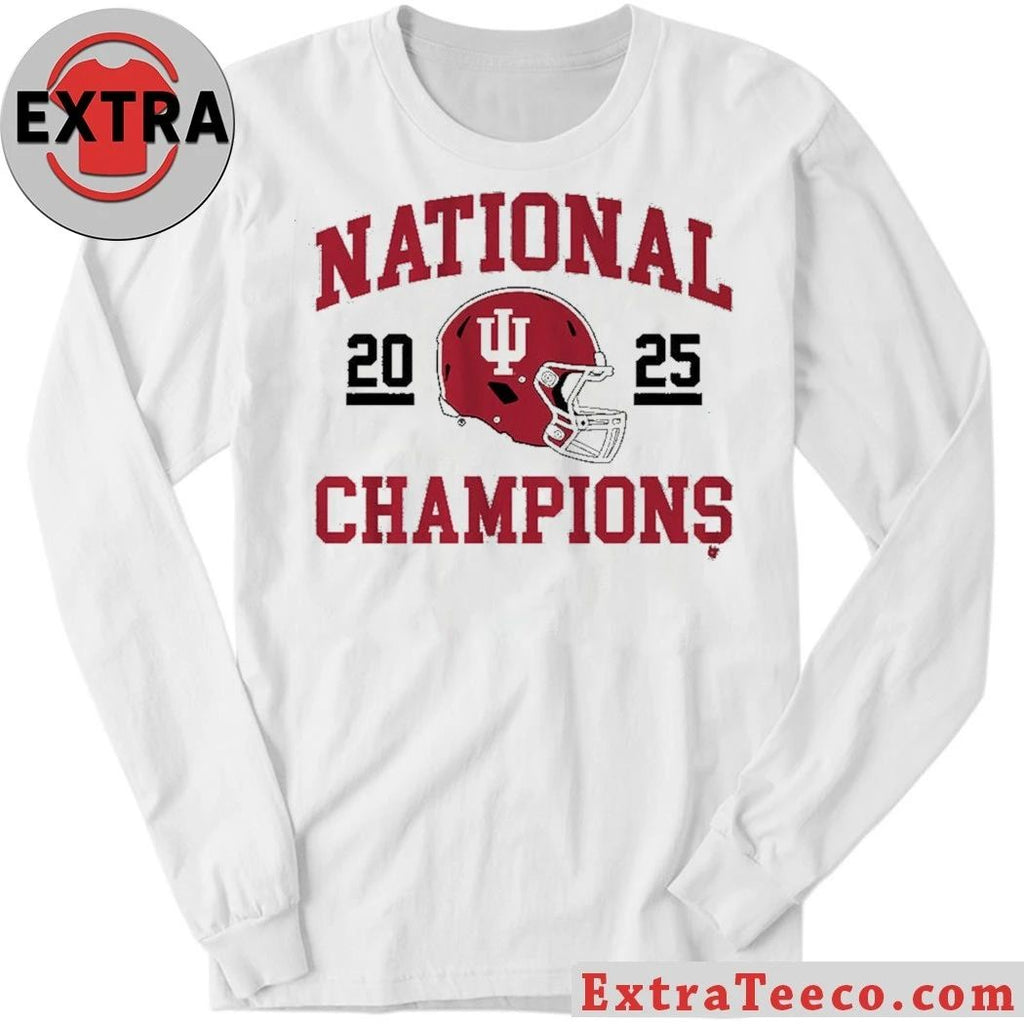 Indiana Football 2025 CFP National Champions Helmet Shirt