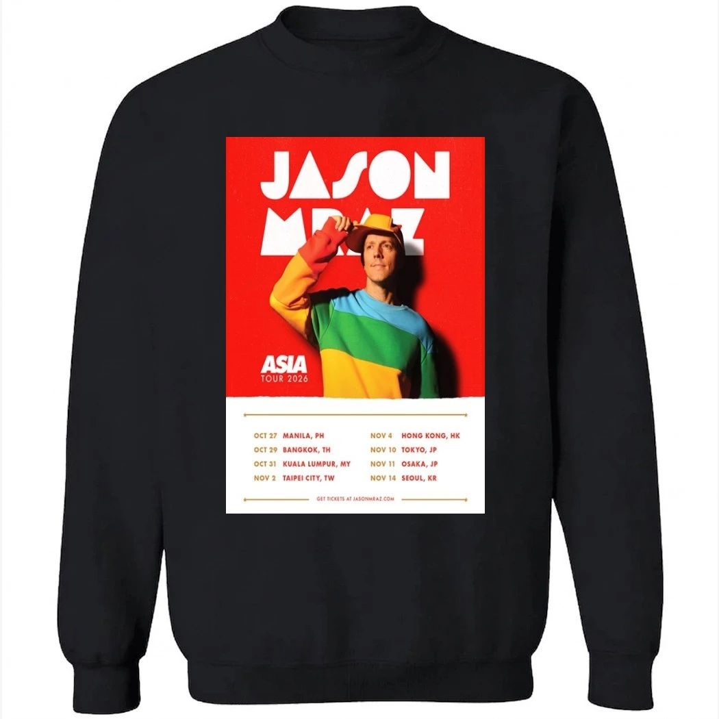 Jason Mraz Fall Tour 2026 Poster Shirt