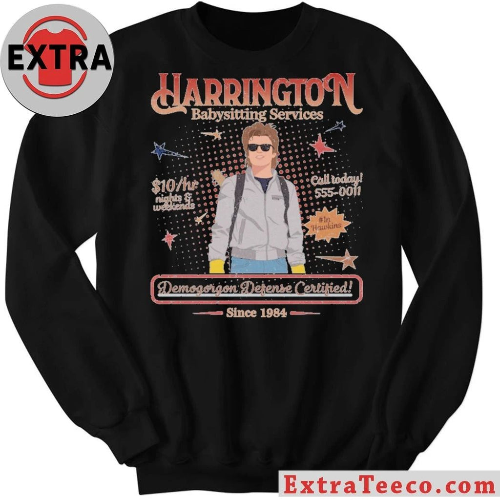 Original Steve Harrington Babysitter Harrington Babysitting Services Mom of the Year Shirt