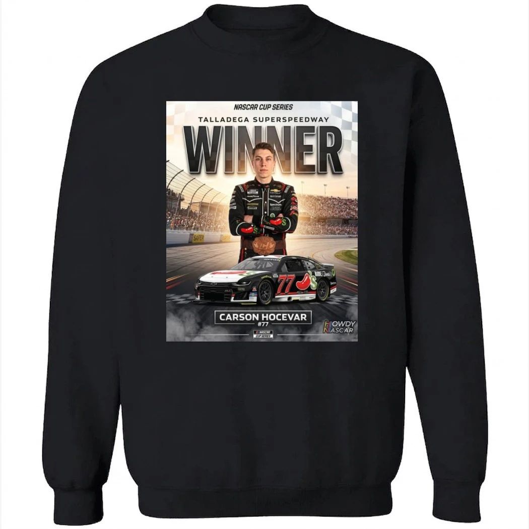 Carson Hocevar Nascar Cup Series Talladega Superspeedway Winner Poster Shirt