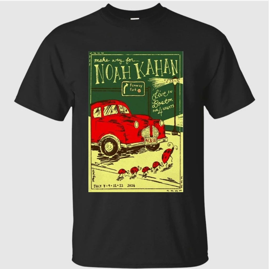 July 9 2026 Noah Kahan Fenway Park Poster TOUR Shirt