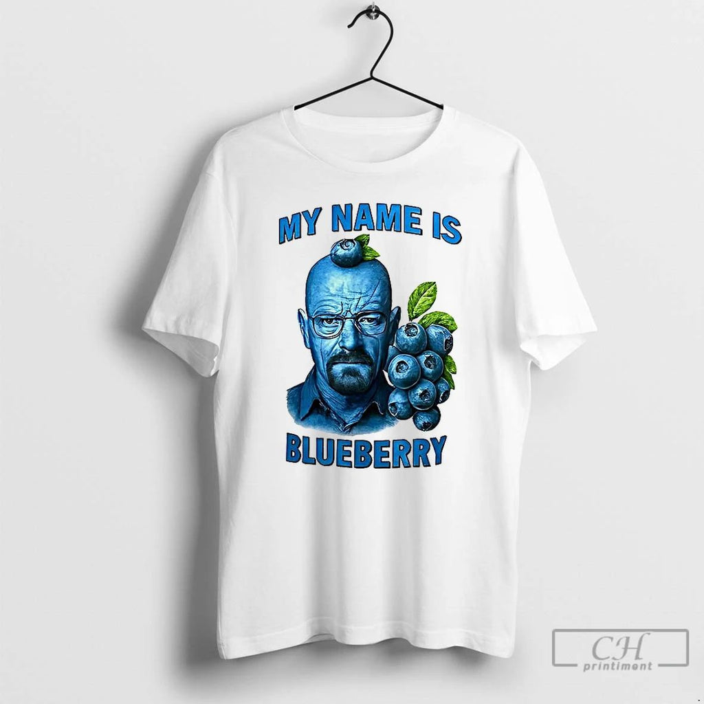 Premium Walter White My Name Is Blueberry T Shirts