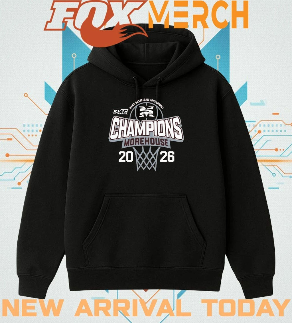 Morehouse College Men’s Basketball 2026 SIAC Tournament Champions t-shirt