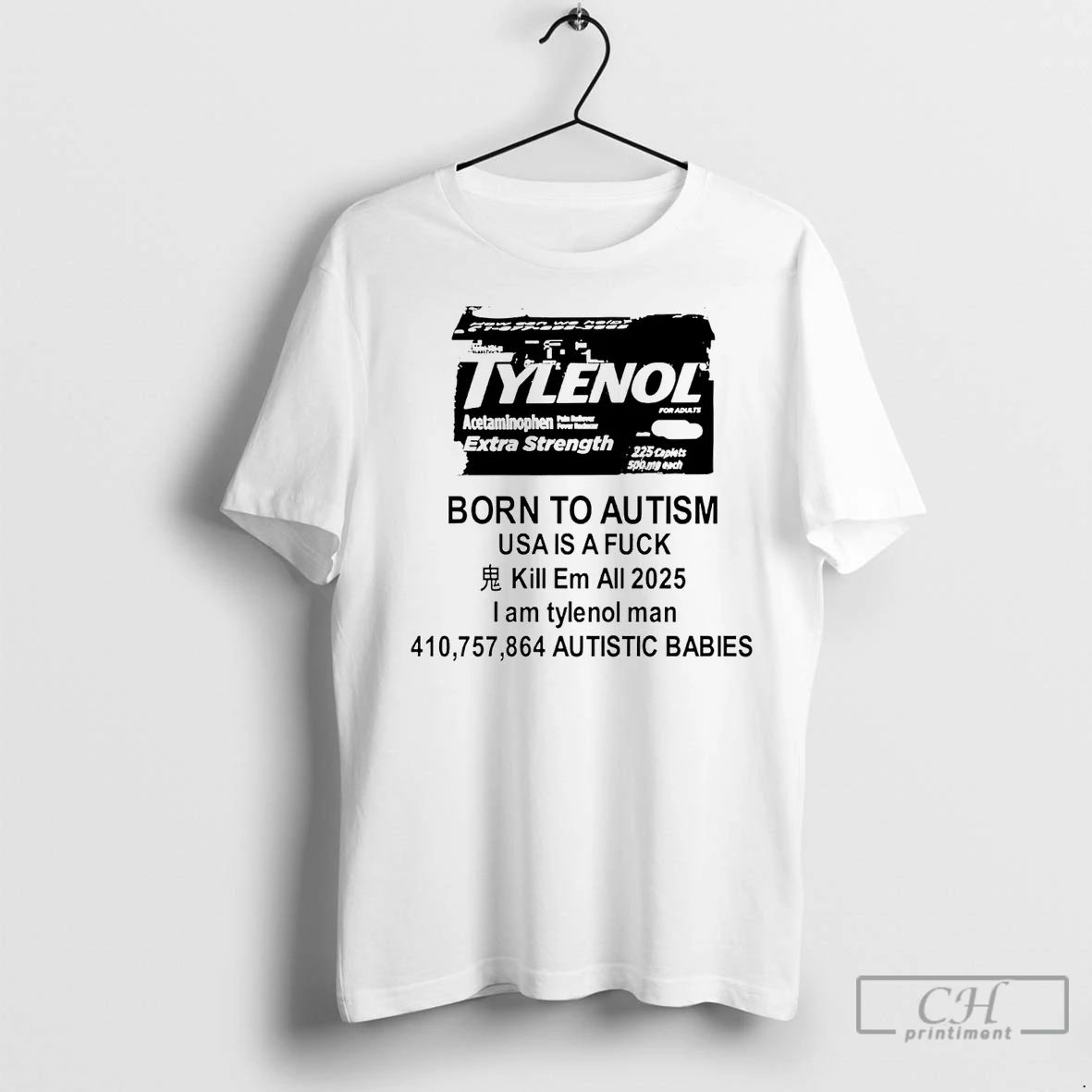 Premium Tylenol Born To Autism Usa Is A Fuck Kill Em All