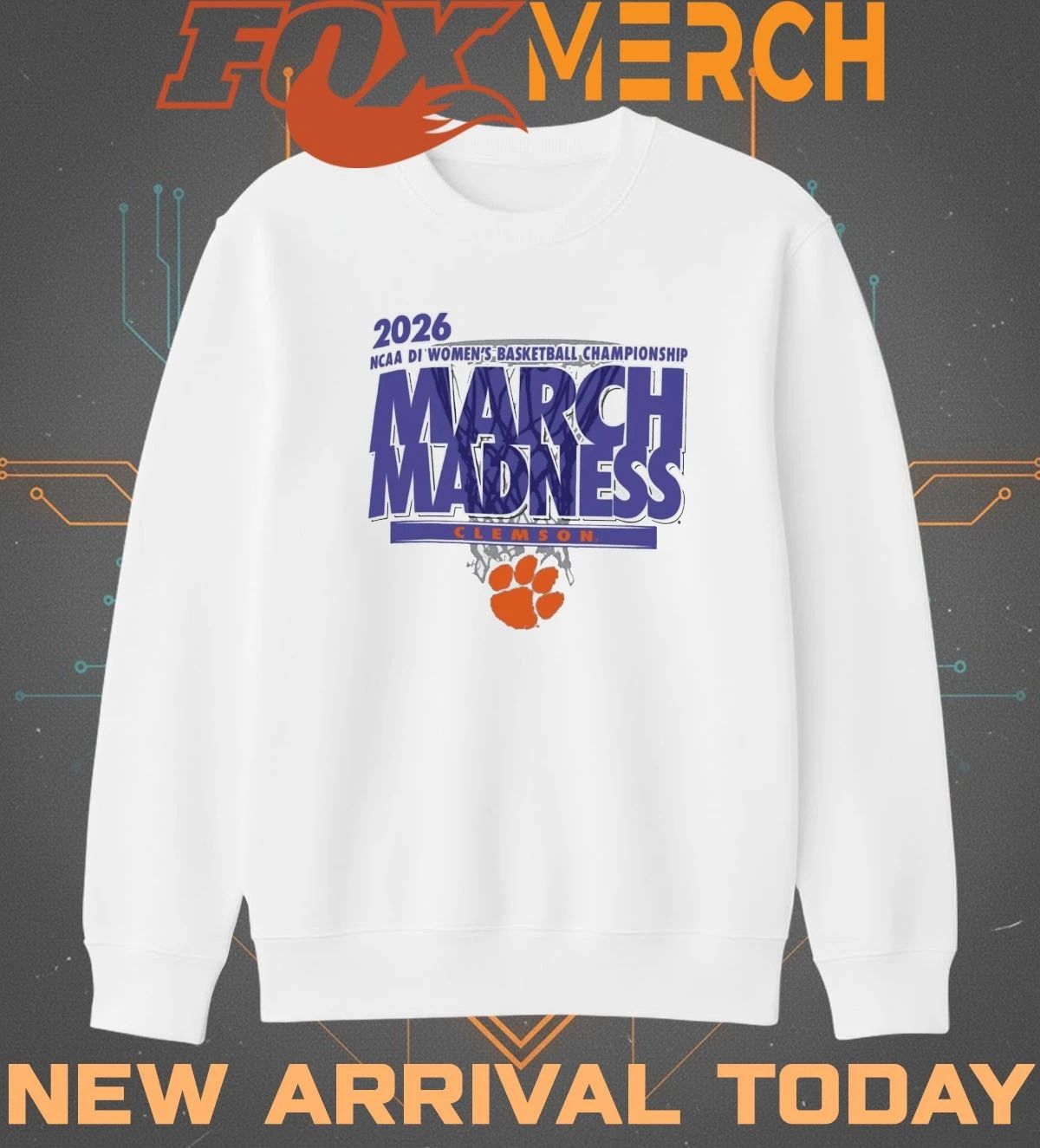 Clemson Tigers 2026 NCAA DI Women’s Basketball Championship March Madness t-shirt