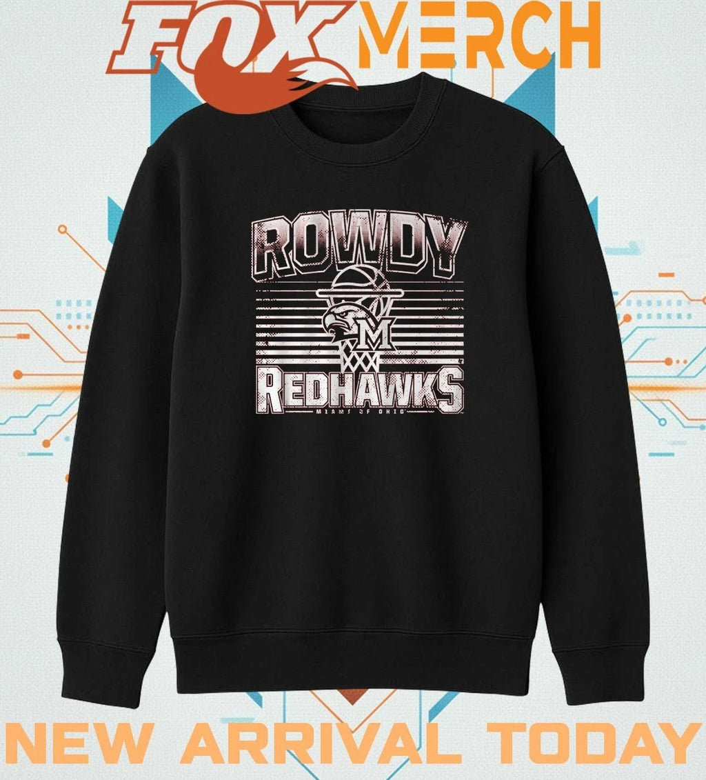 Miami OH Basketball Rowdy RedHawks t-shirt