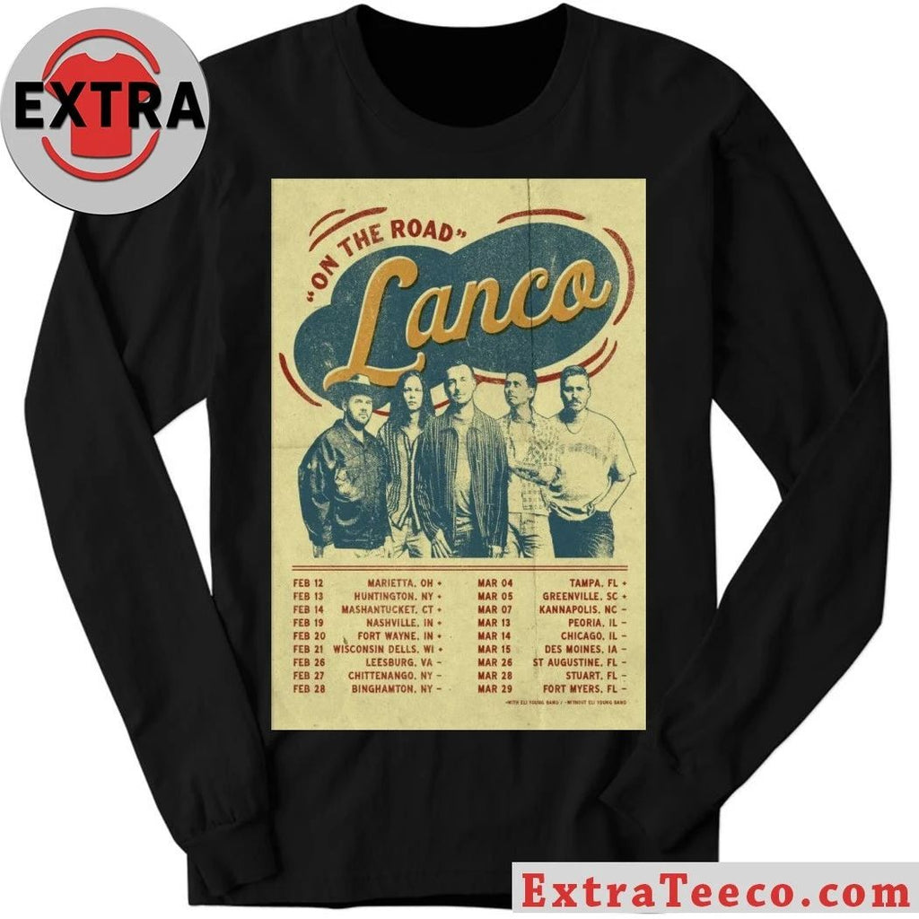 Tour 2026 LANCO On The Road Poster Shirt