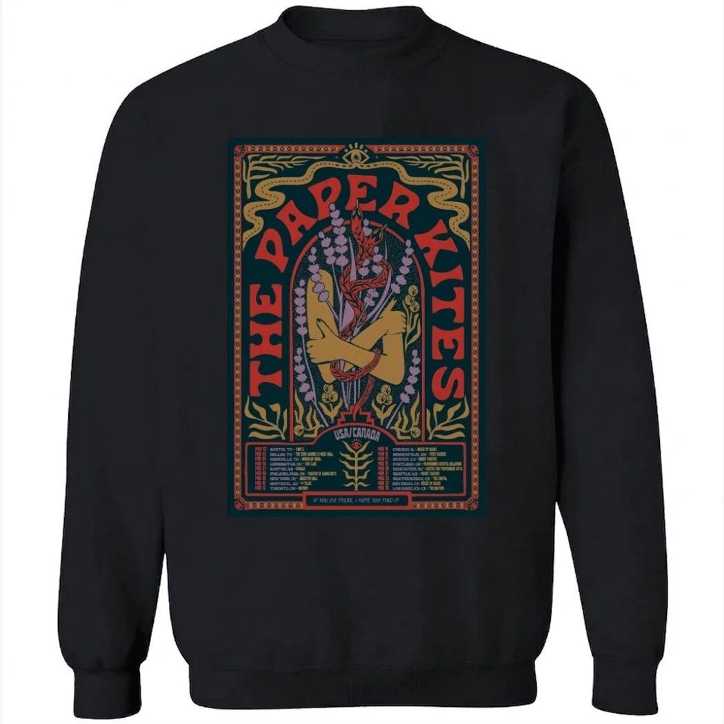 The Paper Kites USA Canada 2026 Shows Poster Shirt