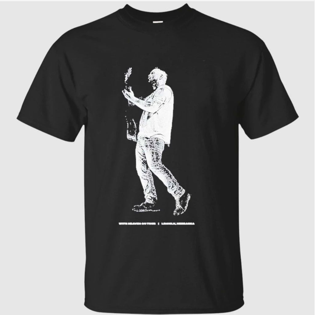 Zach Bryan With Heaven On Tour Nebraska 2026 Venue Merch Tee On April 25 2026 At Lincoln Memorial Stadium Nebraska Huskers Shirt