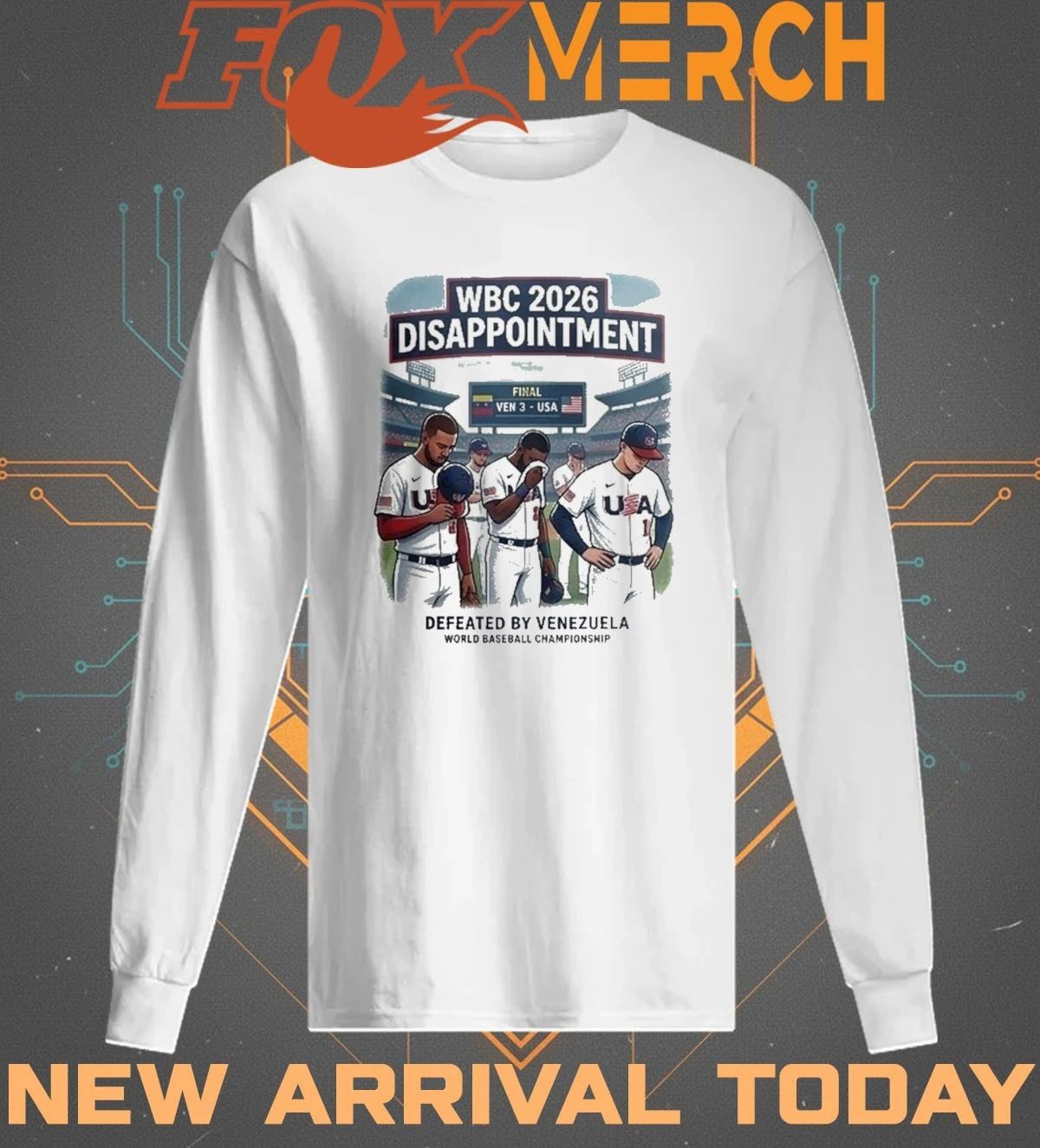 Team USA lost Venezuela World baseball classic Championship 2026 sport t-shirt