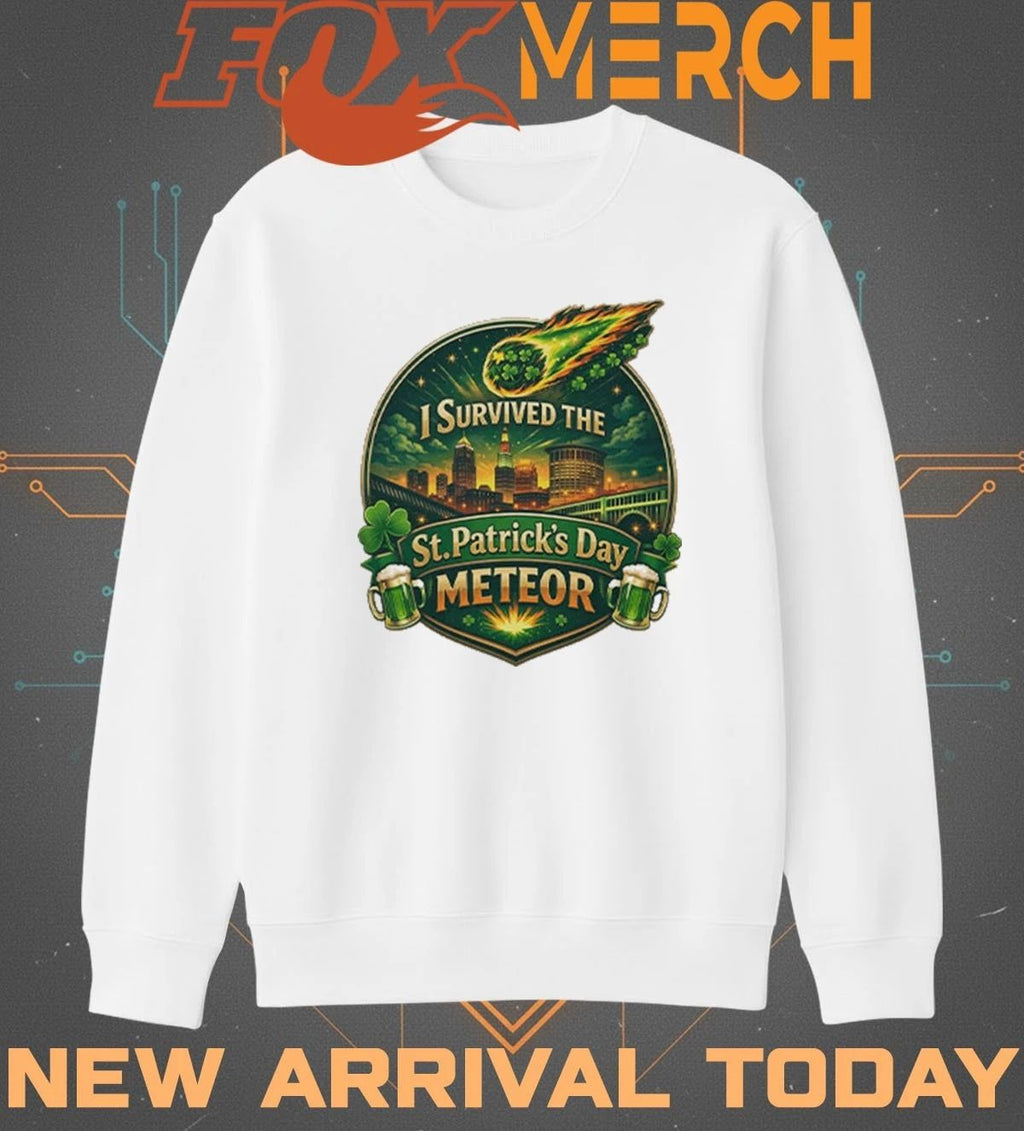 I Survived The St. Patrick’s Day Meteor 2026 t-shirt