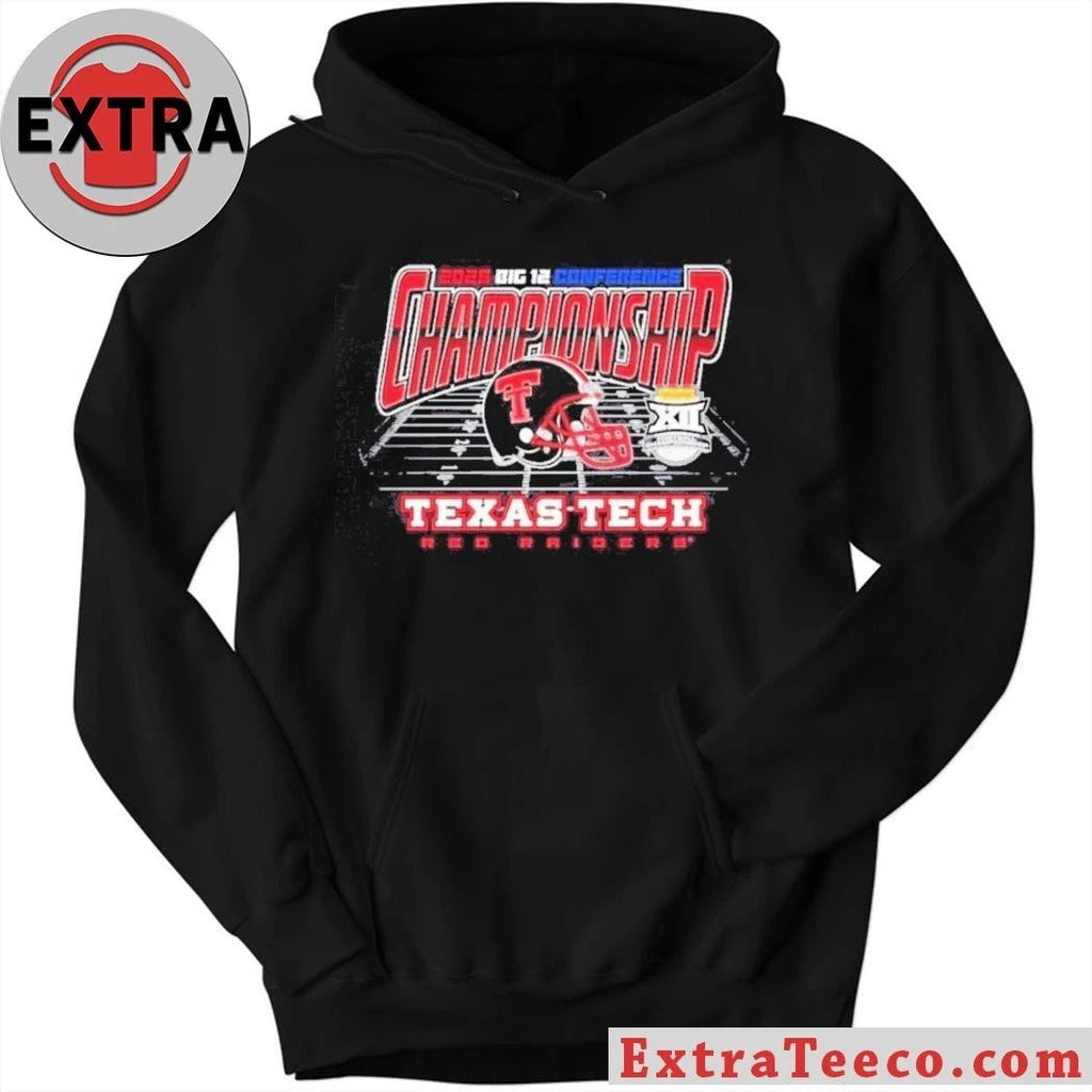 Texas Tech Red Raiders 2025 Big 12 Conference Championship Helmet Shirt
