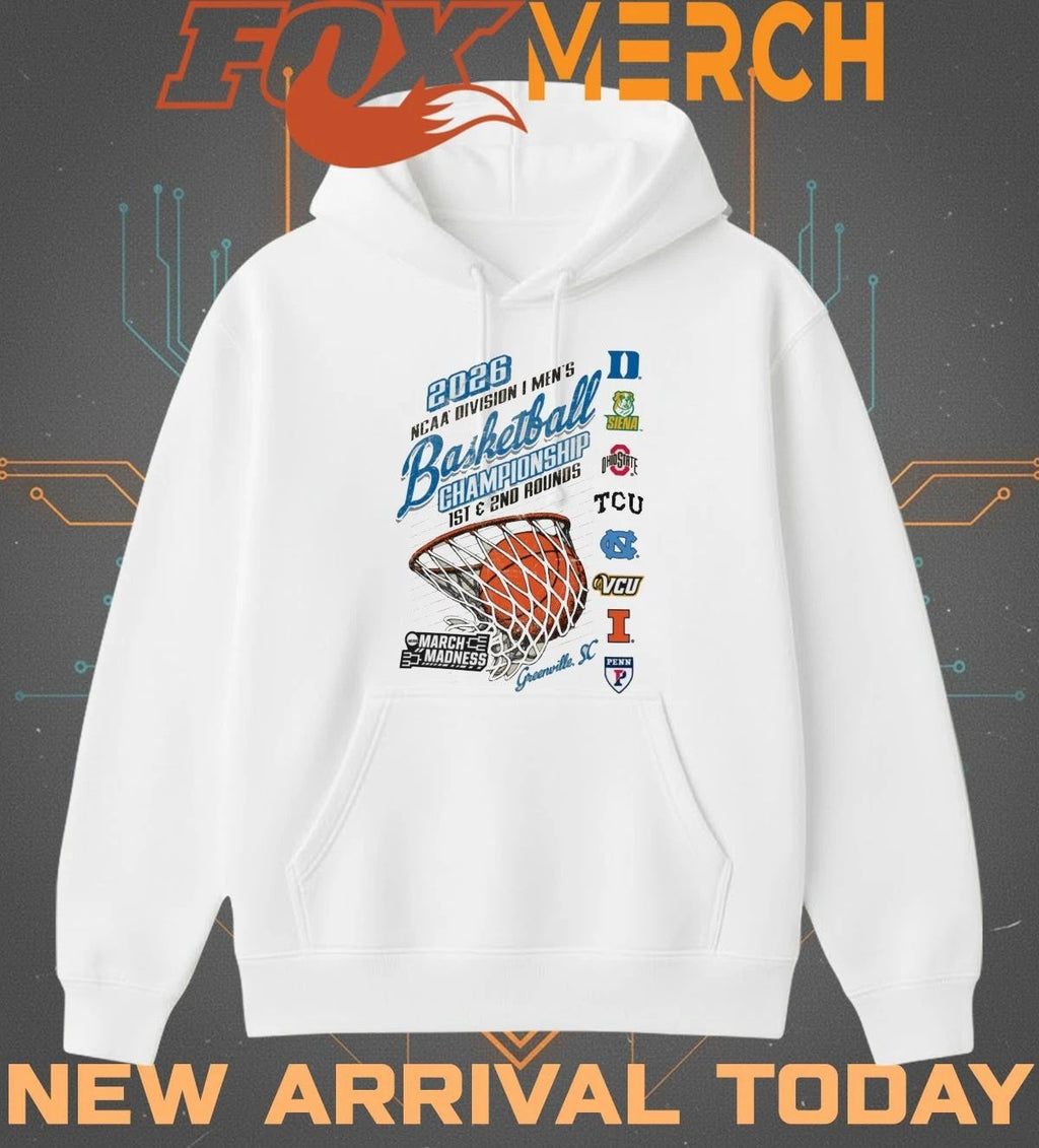 2026 NCAA Division I Men’s Basketball Championship 1st & 2nd Rounds March Madness t-shirt