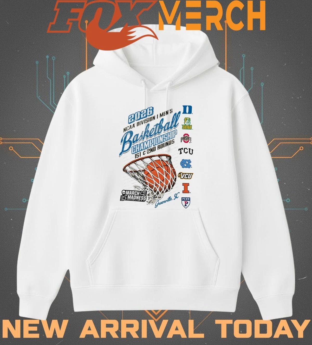 2026 NCAA Division I Men’s Basketball Championship 1st & 2nd Rounds March Madness t-shirt