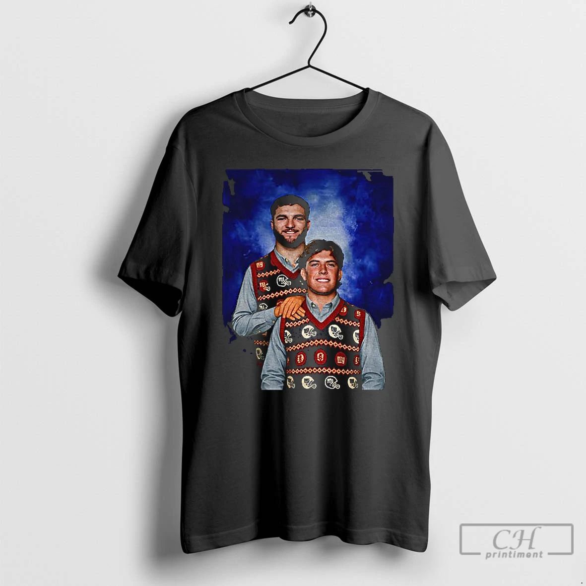 Premium Jaxson Dart Cam Skattebo New York Football Step Brothers Ugly Christmas T Shirts