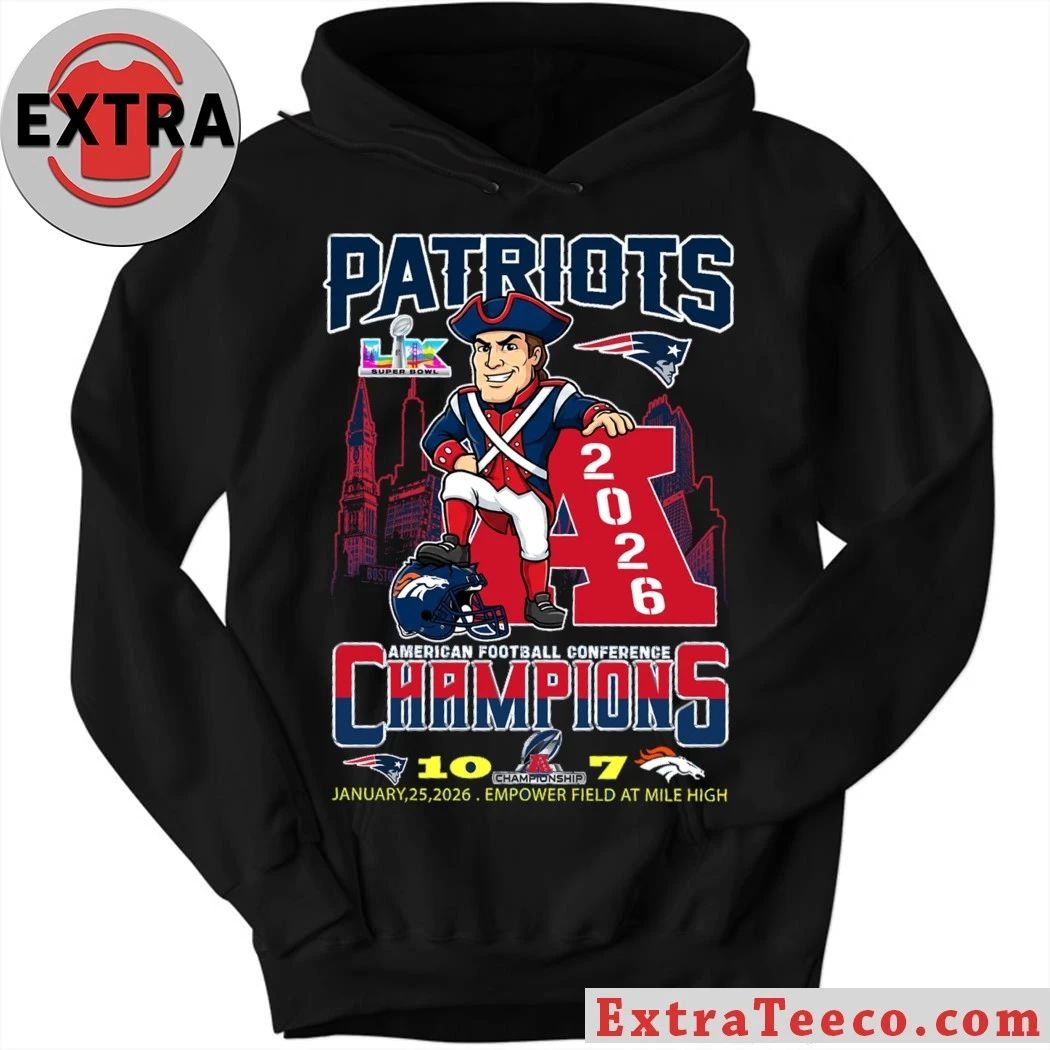 Patriots AFC Championship 2026 Patriots 10 Broncos 7 January 25 2026 Empower Field At Mile High Shirt