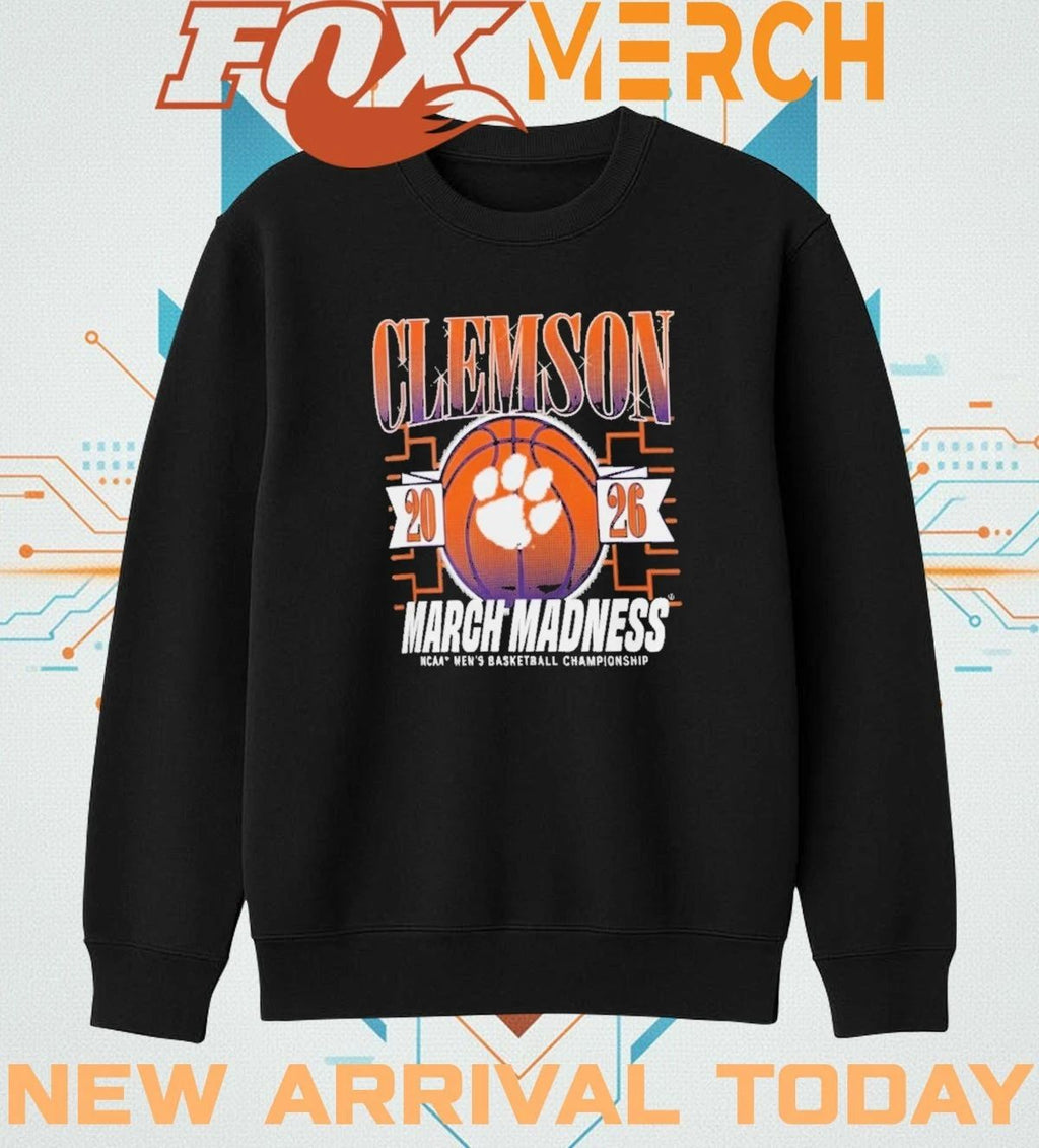 Clemson Tigers 2026 March Madness NCAA men’s basketball Championship t-shirt