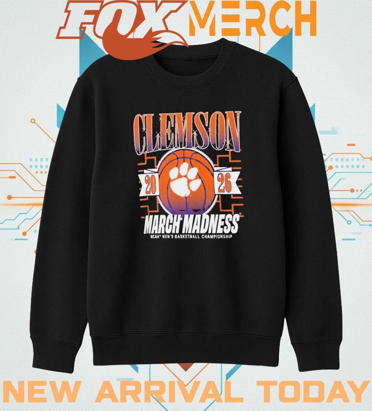 Clemson Tigers 2026 March Madness NCAA men’s basketball Championship t-shirt