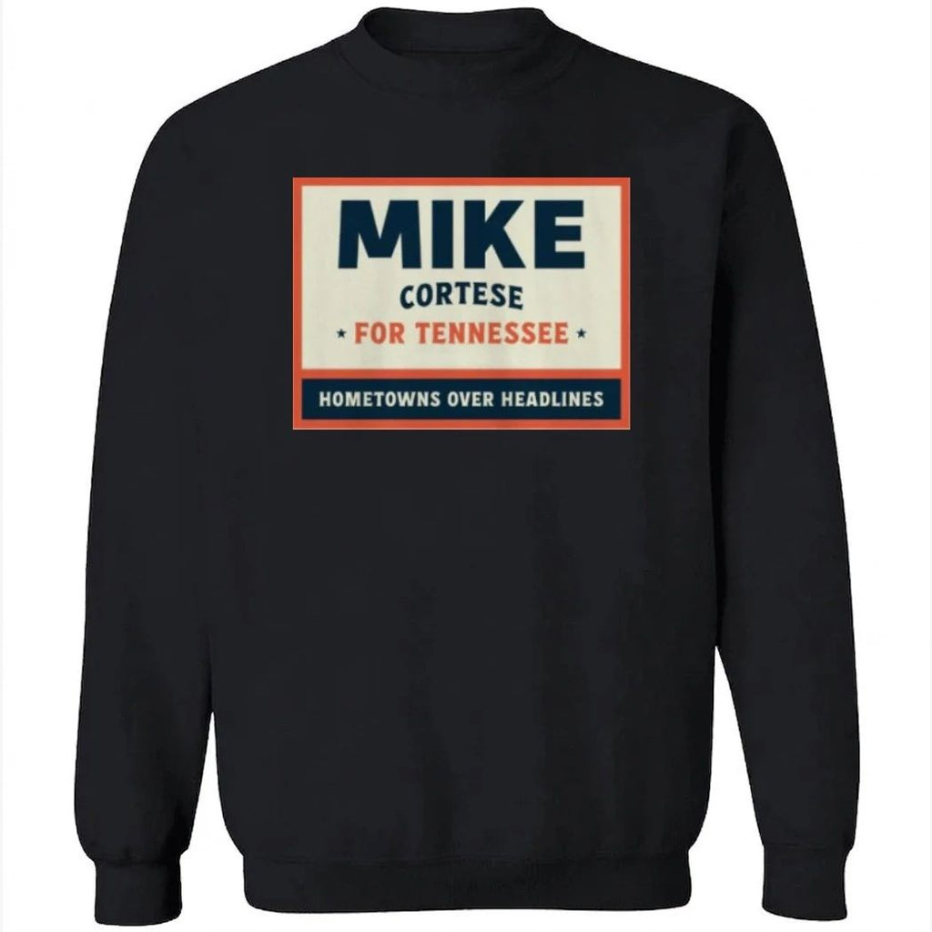 Mike Cortese For Tennessee Hometowns Over Headlines Heavy Cotton Shirt