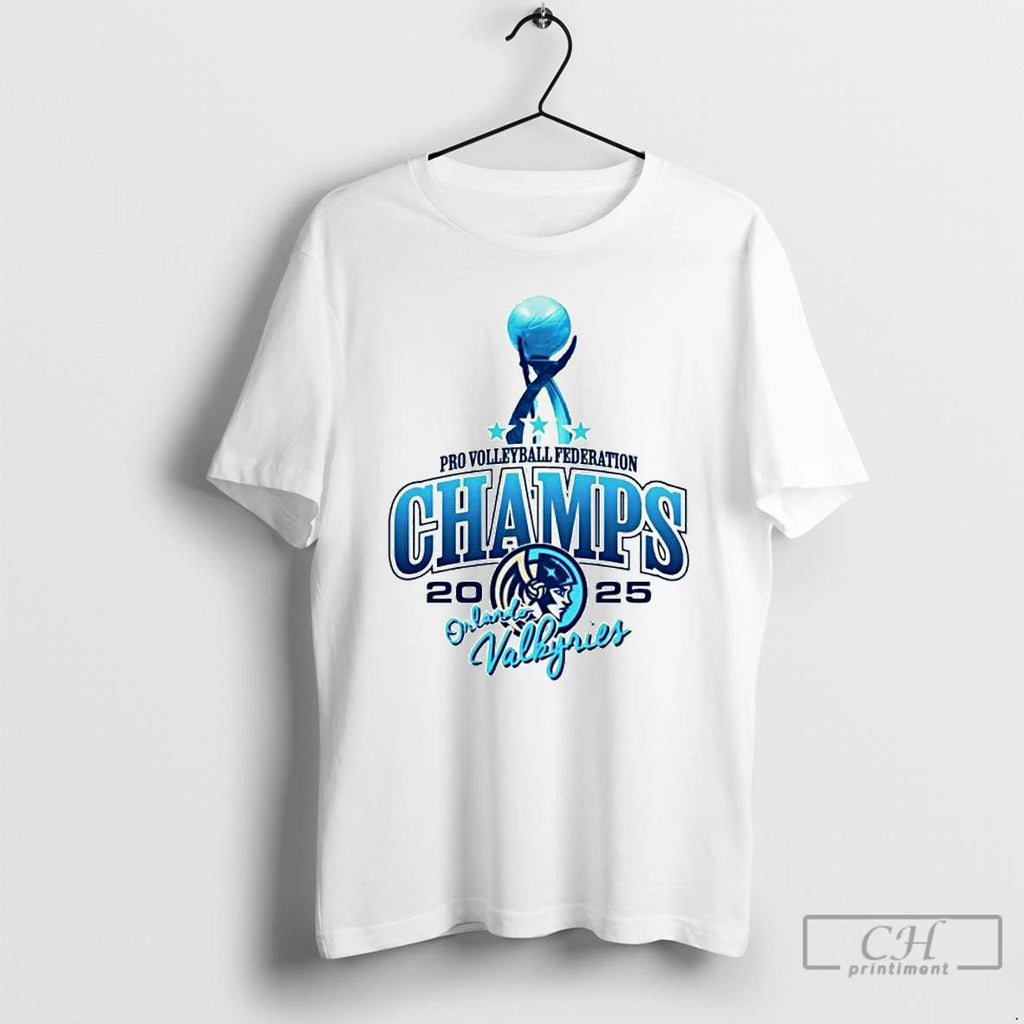 Premium Orlando Valkyries 2025 Pro Volleyball Federation Championship Ornaments T Shirts