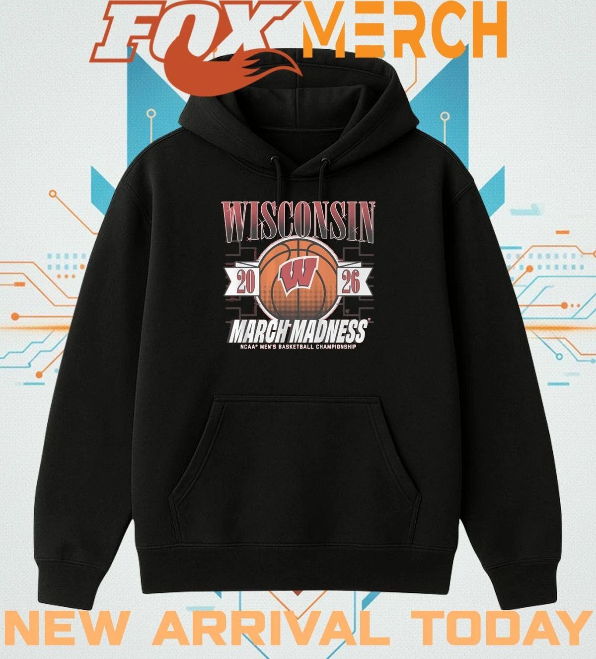 Wisconsin Badgers Men’s Basketball 2026 March Madness t-shirt
