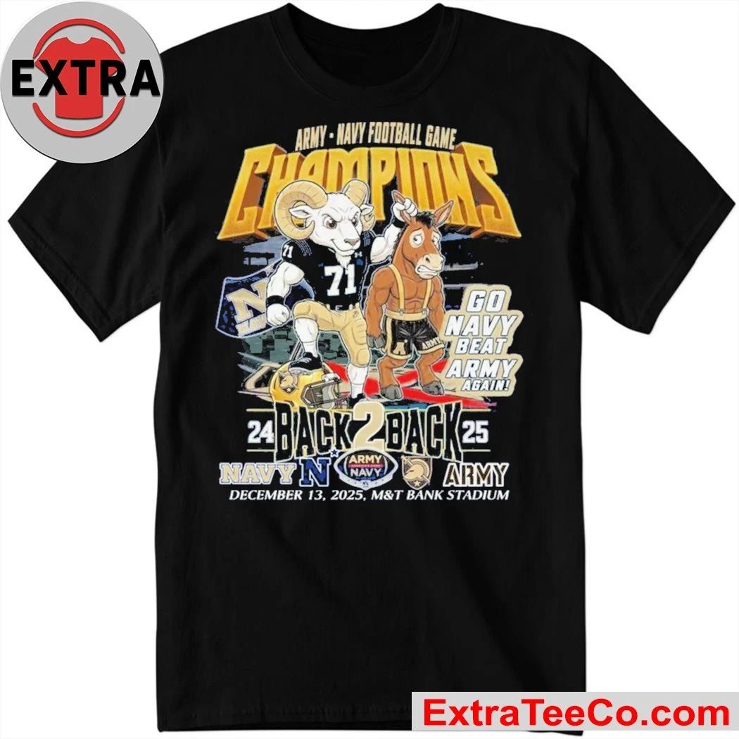 Navy Midshipmen CIC Trophy Champion of the Commander-in-Chief Cup Go Navy Beat Army December 13 2025 M Vs T Bank Stadium Shirt