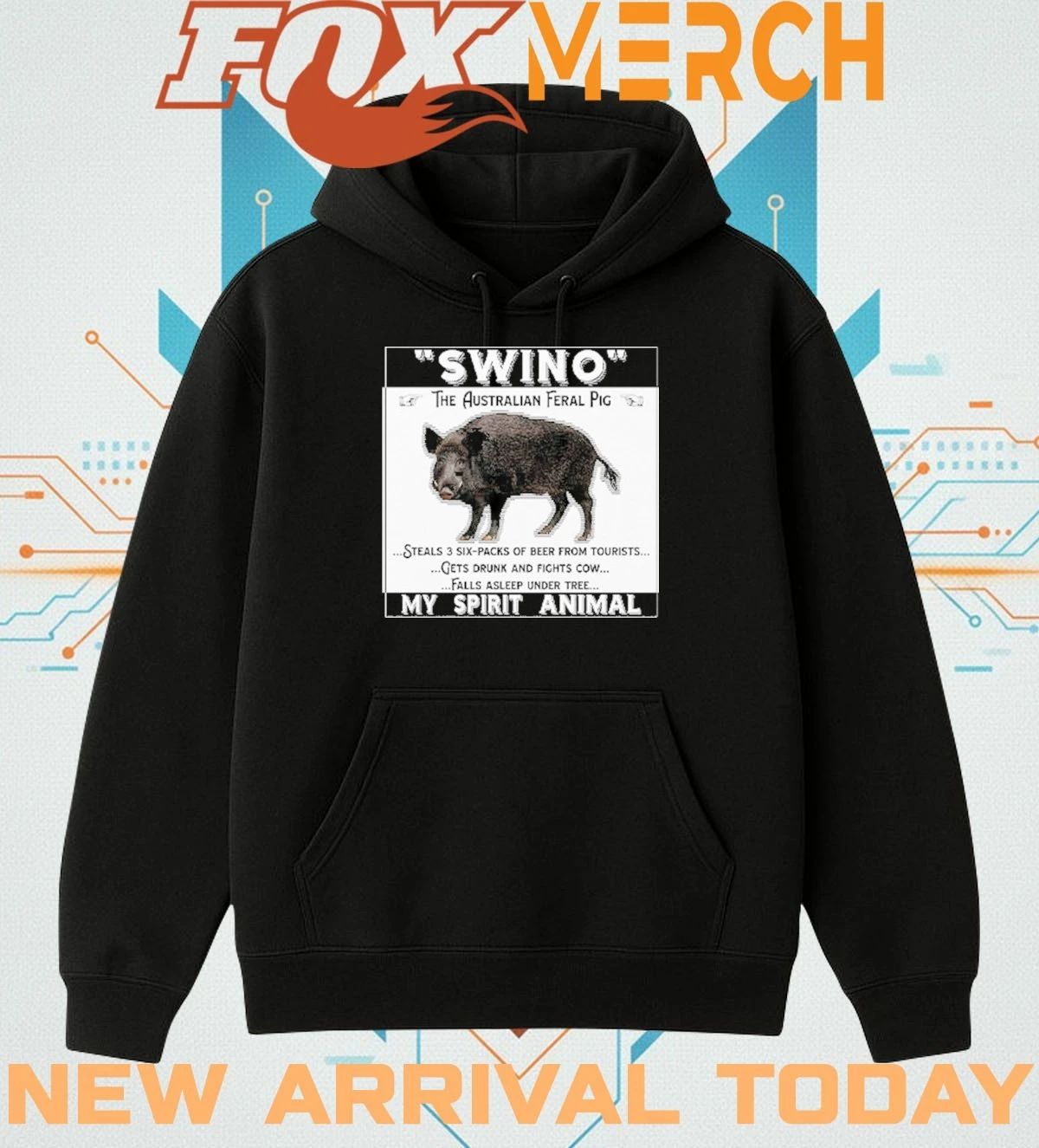 Swino the Australian feral pig my spirit animal t-shirt