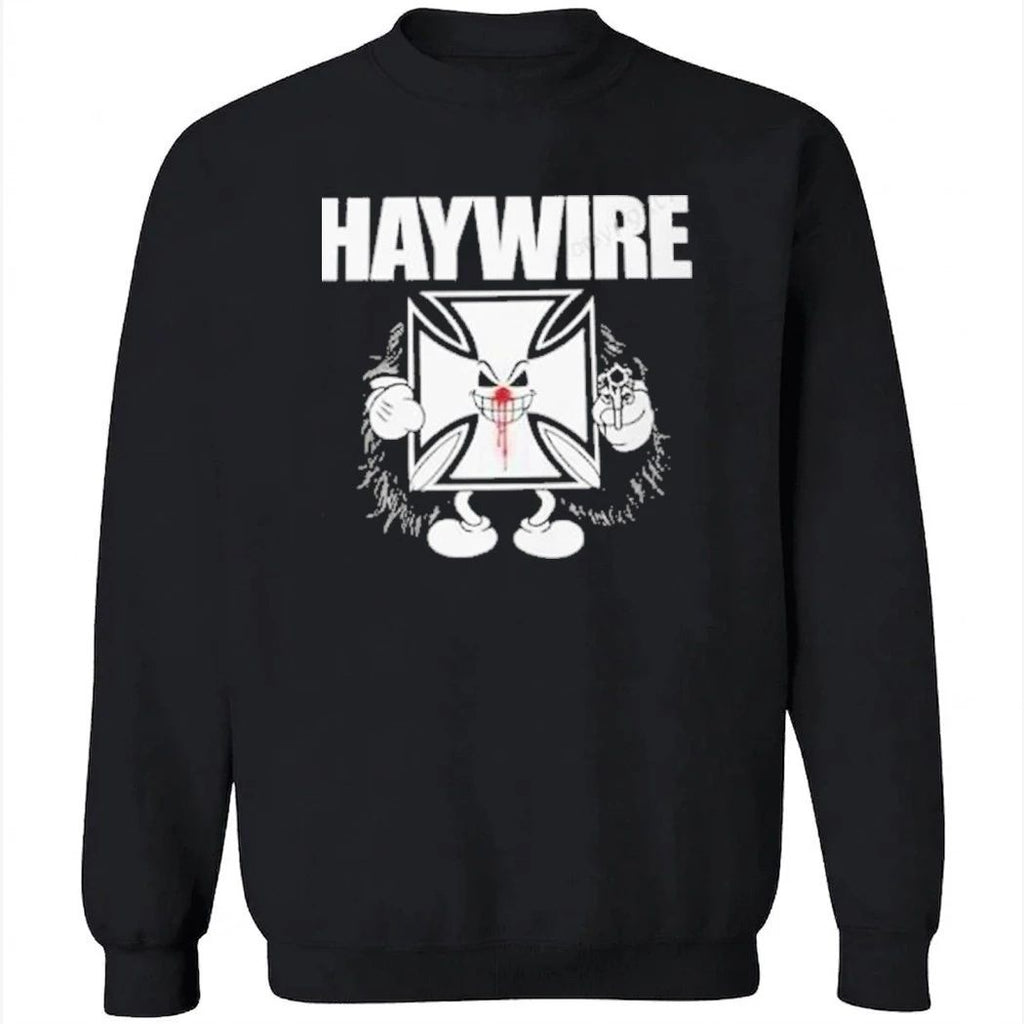 Haywire And Andrew WK Manifesting Collab Tour Concept 2026 By Microwave Salad Logo Shirt