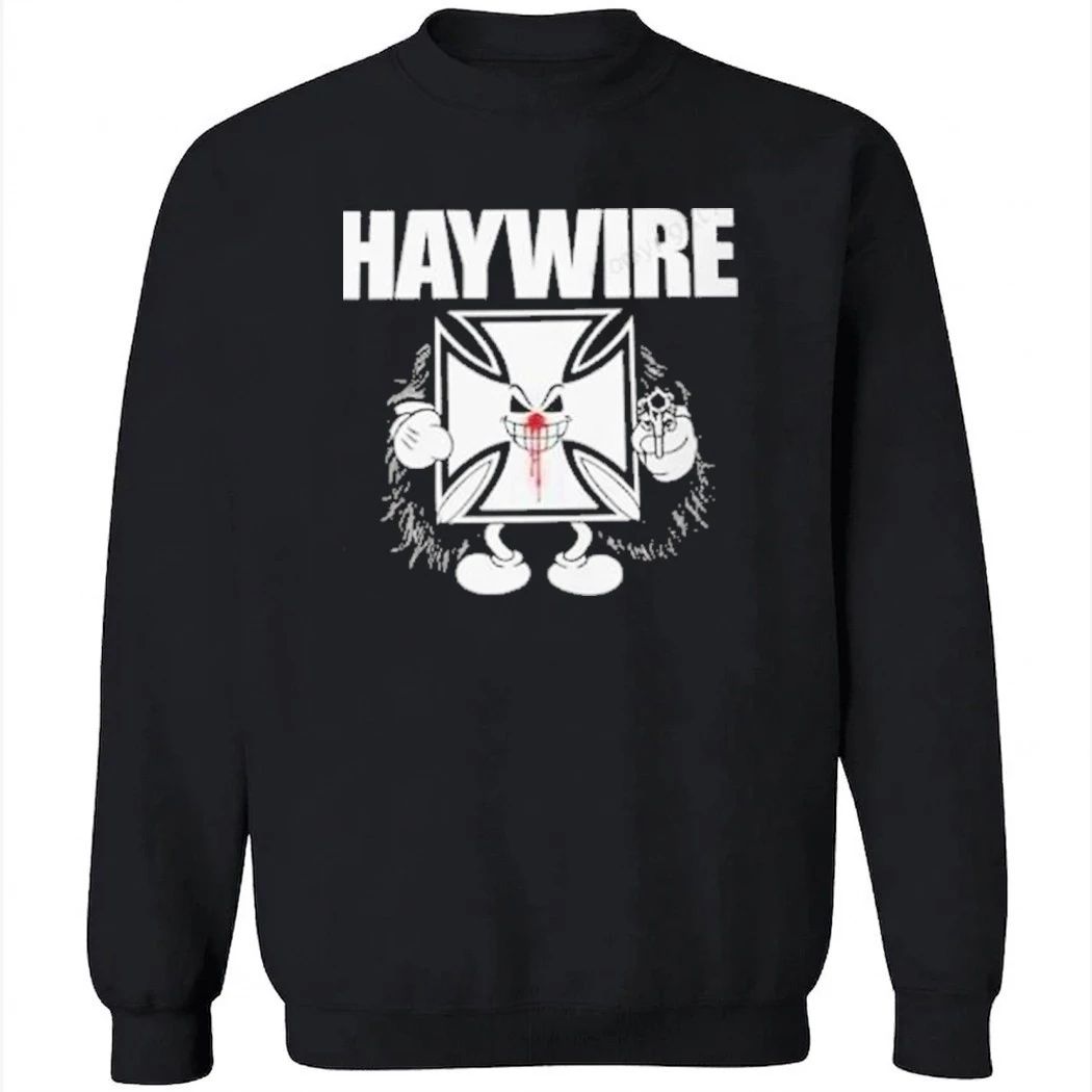 Haywire And Andrew WK Manifesting Collab Tour Concept 2026 By Microwave Salad Logo Shirt