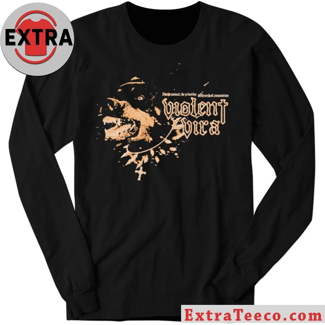 The Doberman dog of alternative rock artist Violent Vira Shirt