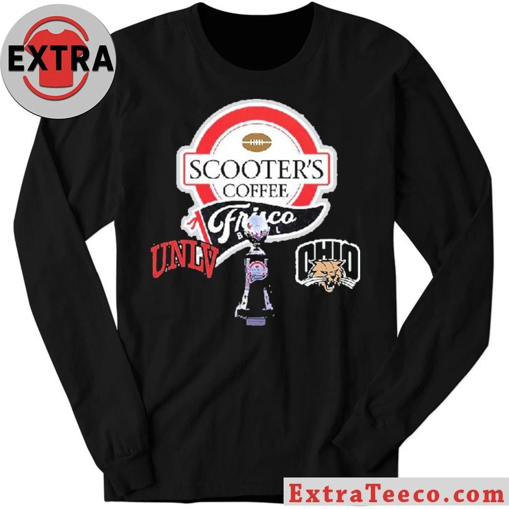 Scooter’s Coffee Frisco Bowl UNLV Rebels Versus Ohio Bobcats Bowl Season College Football 2025 2026 Logo Shirt