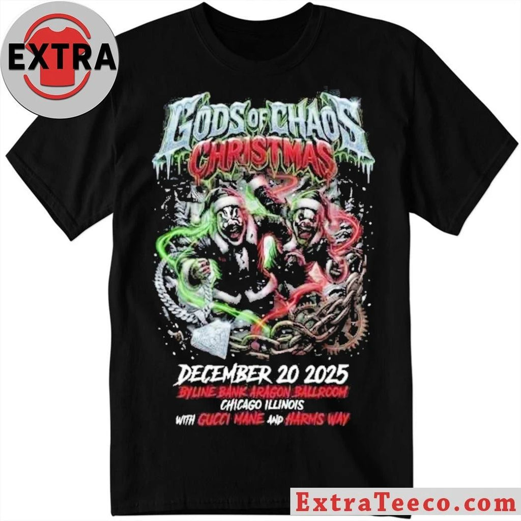 Gods of Chaos Christmas Byline Bank Aragon Ballroom, Chicago, Illinois, December 20, 2025 Shirt