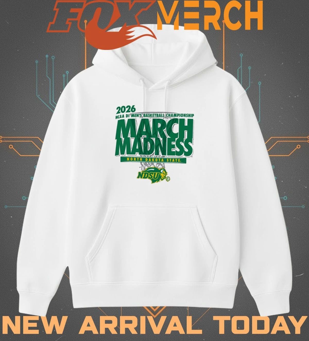 North Dakota State Bison 2026 NCAA DI Men’s Basketball Championship March Madness shirt
