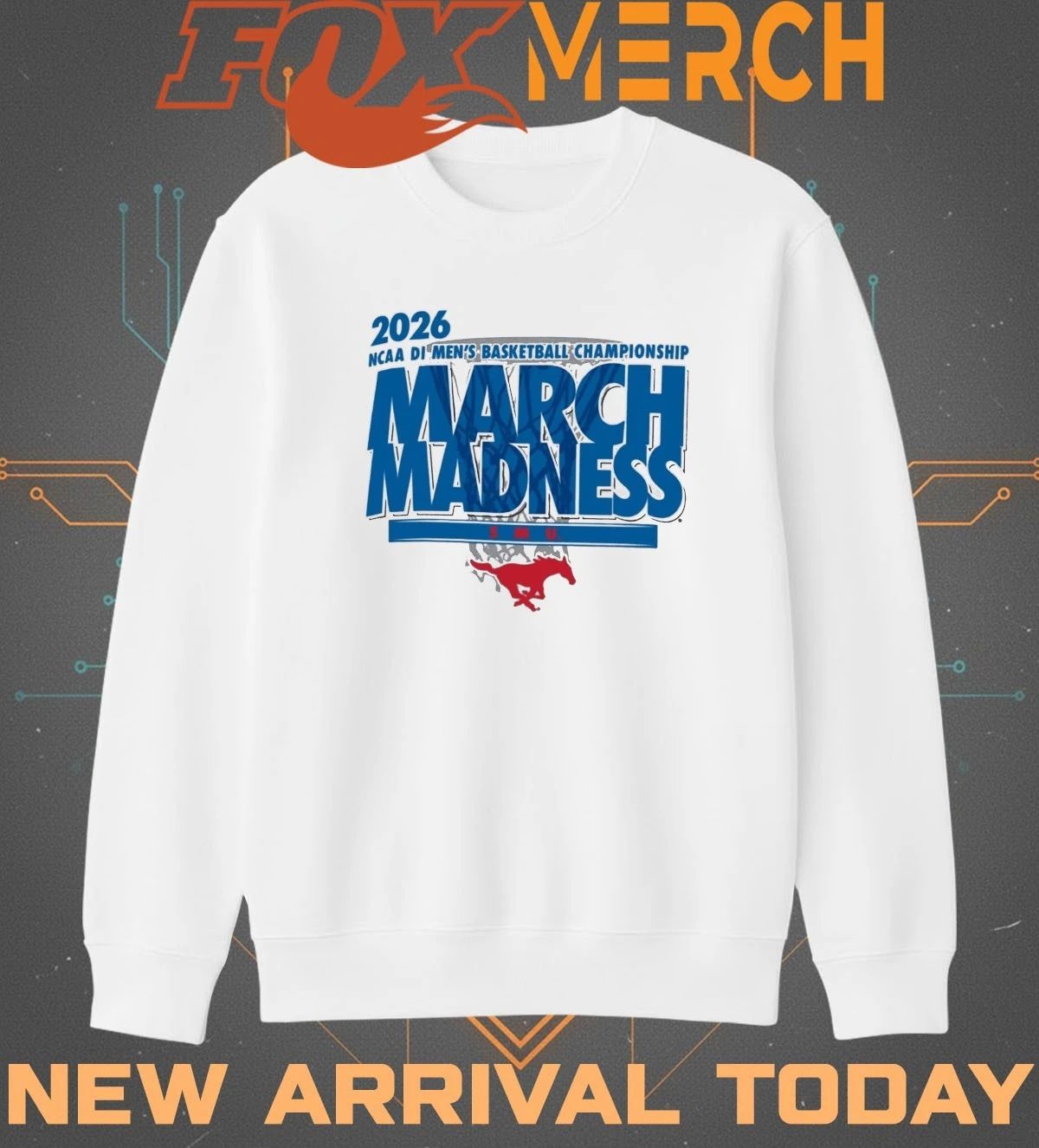 SMU Mustangs 2026 NCAA DI Men’s Basketball Championship March Madness shirt