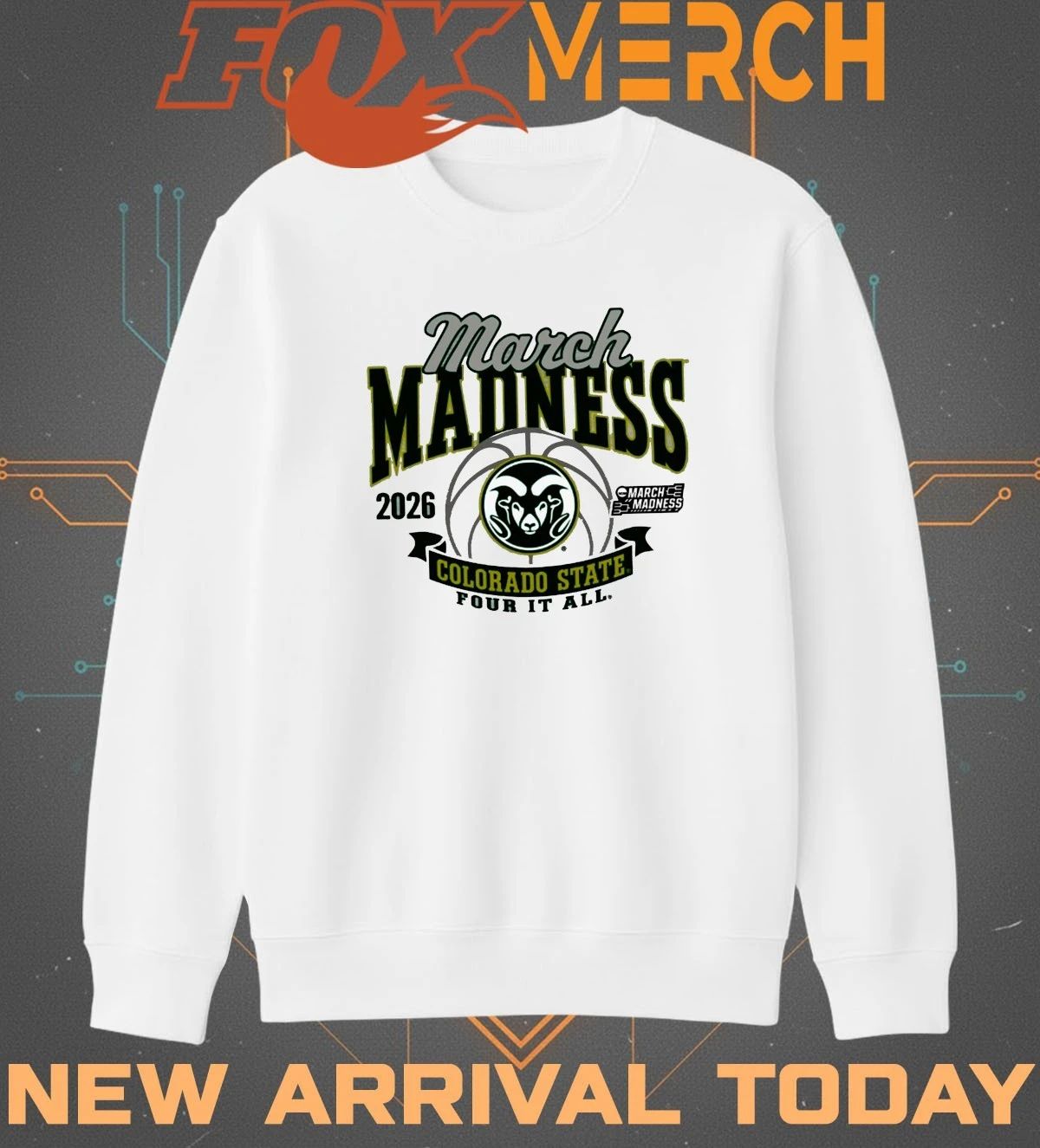 Colorado State Rams Women’s Basketball 2026 March Madness Bound t-shirt