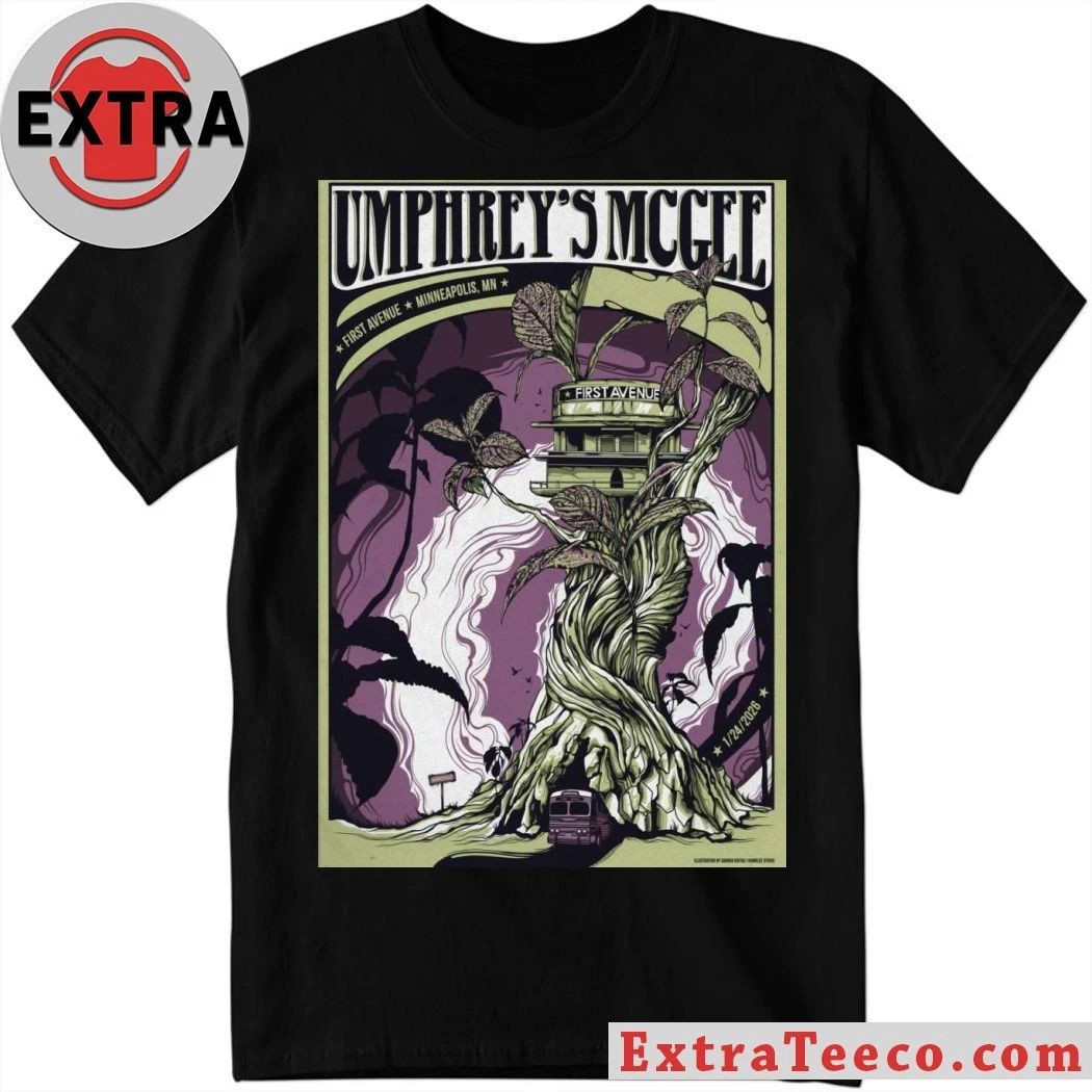 Umphrey’s McGee Jan 24 2026 First Avenue Minneapolis, MN Poster Shirt