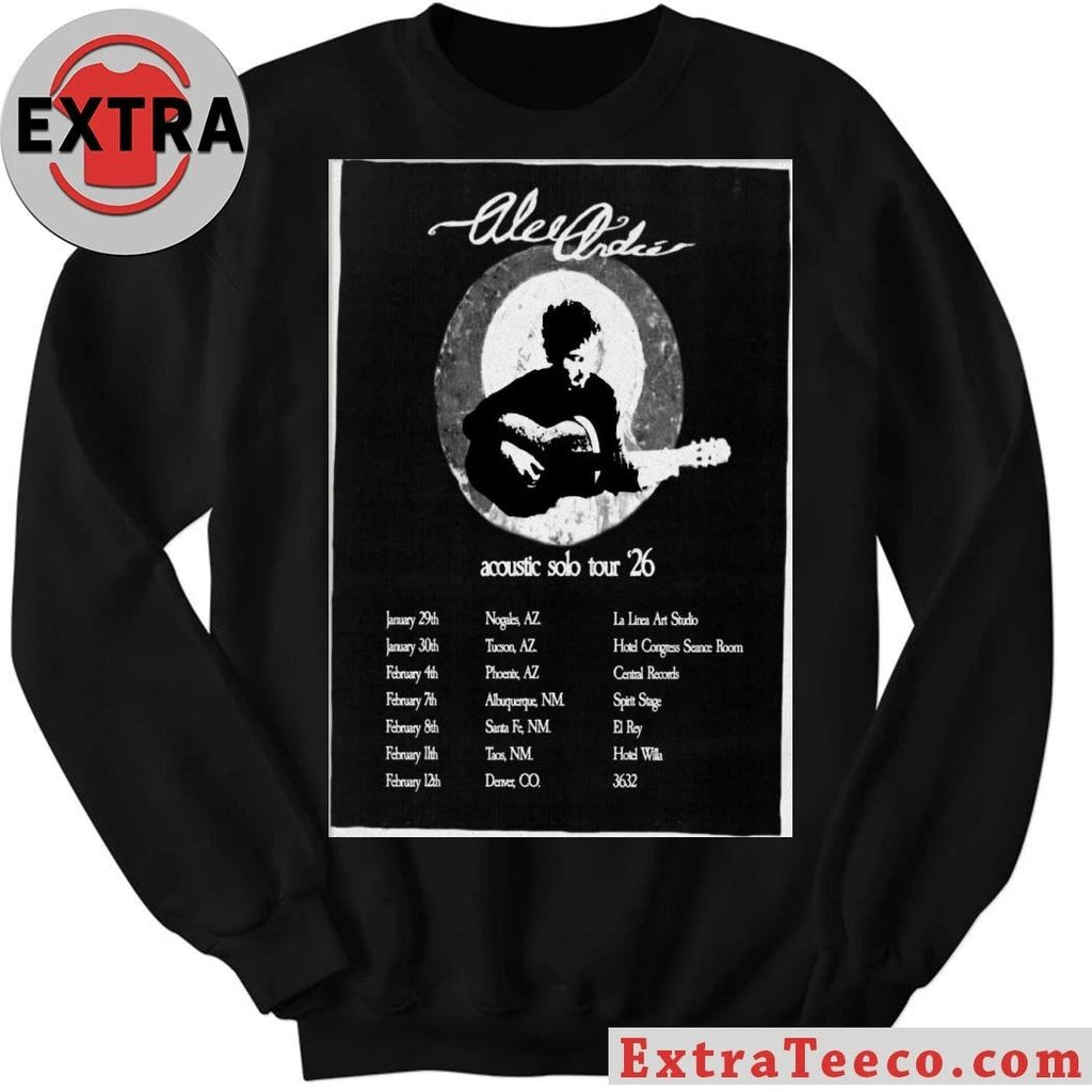 Alec André 2026 Acoustic Solo Tour Poster Shirt