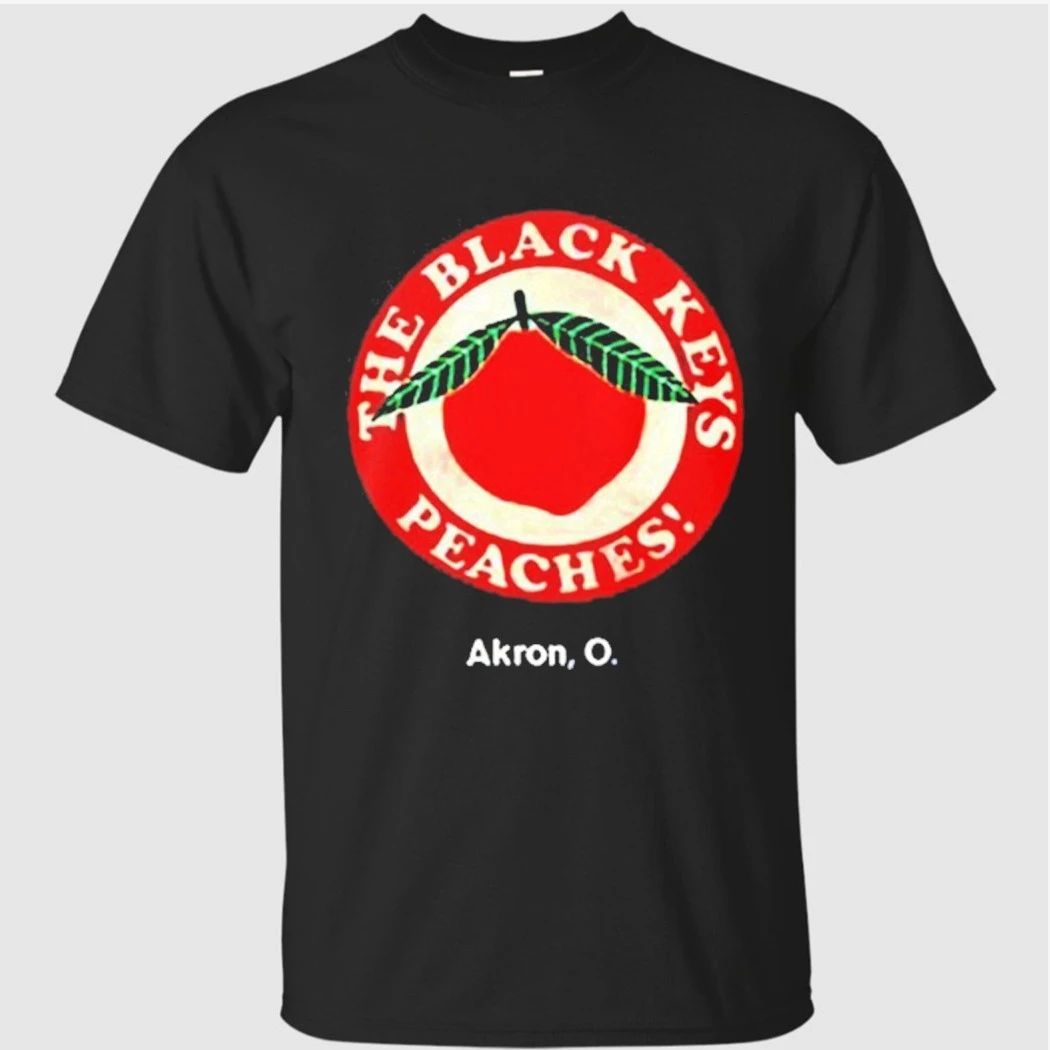 The Black Keys Peaches N Kream World Tour 2026 Painted Peach Shirt
