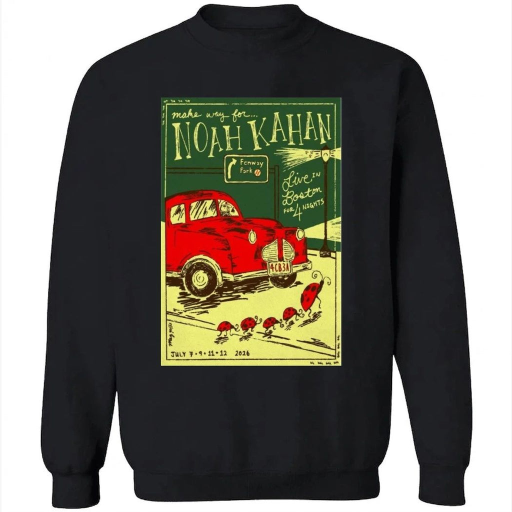 July 9 2026 Noah Kahan Fenway Park Poster TOUR Shirt