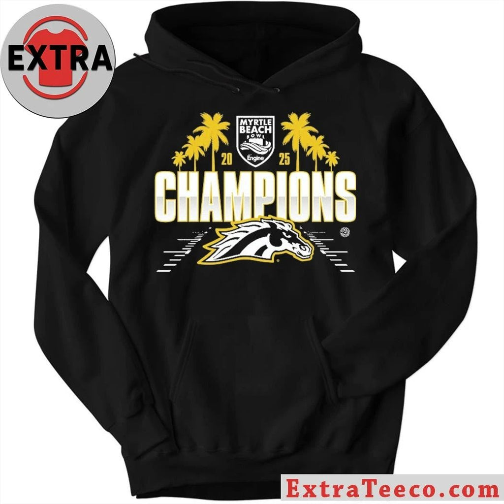 Western Michigan Broncos 2025 NCAA Football Myrtle Beach Bowl Champions Shirt