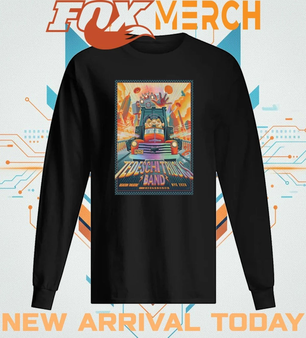 Tedeschi Trucks Band Beacon Theatre in NYC mar 10-28 2026 poster t-shirt