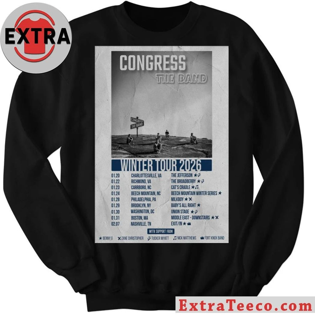 Original Congress Band Tour 2026 Poster Shirt
