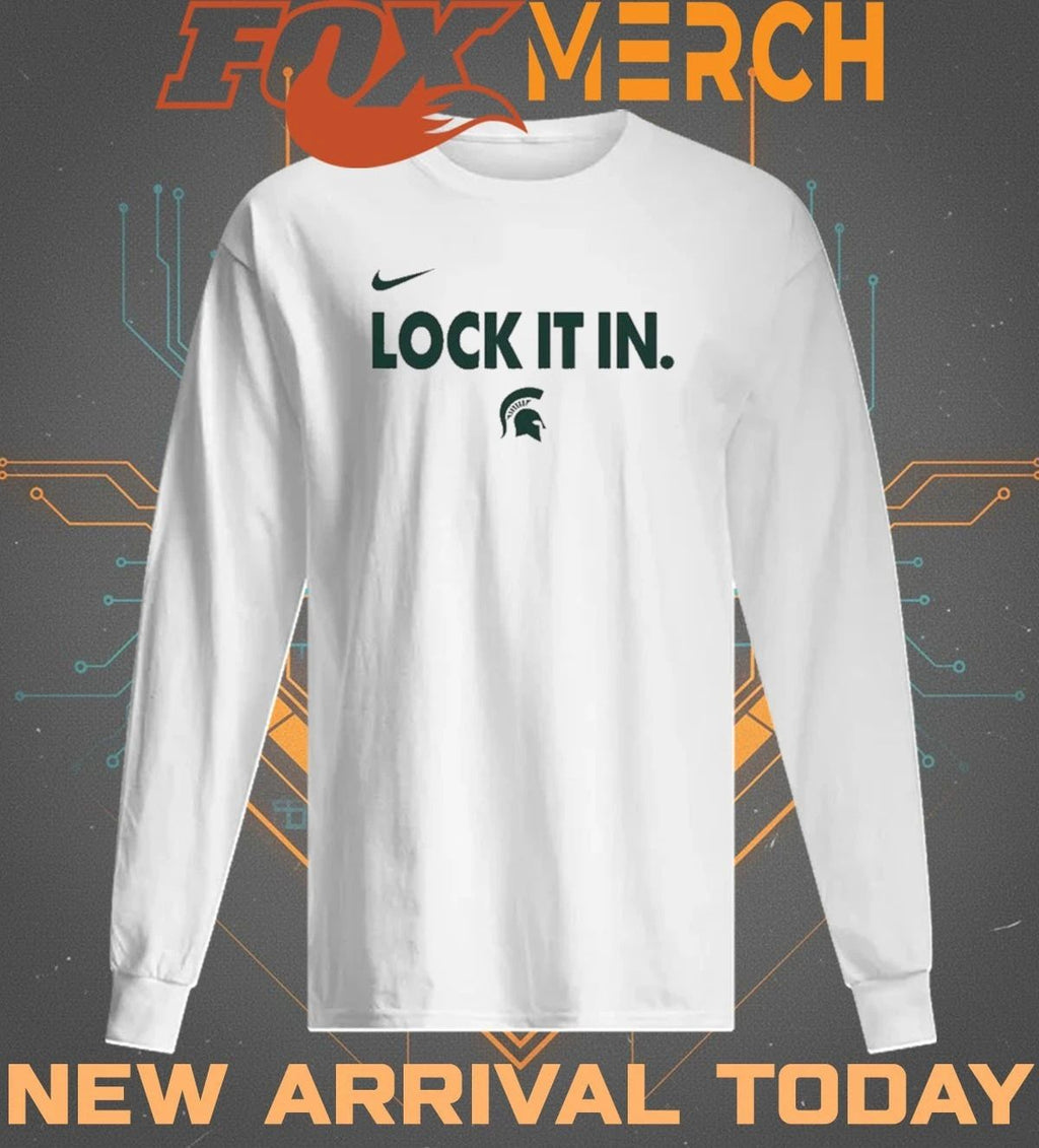 Michigan State Spartans Lock It In Basketball Postseason Bench t-shirt