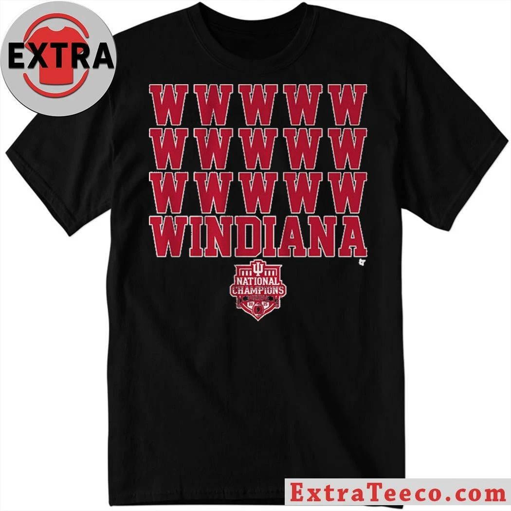 Indiana Football Windiana 2025 National Champions Shirt